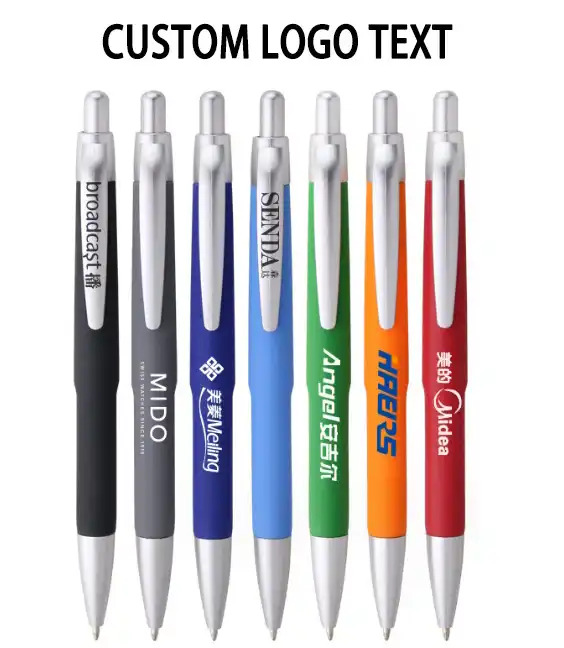 Promotional Personalised Logo Cheap Plastic Ball Pen Pens With Custom Logo Promotional Ballpoint Pen