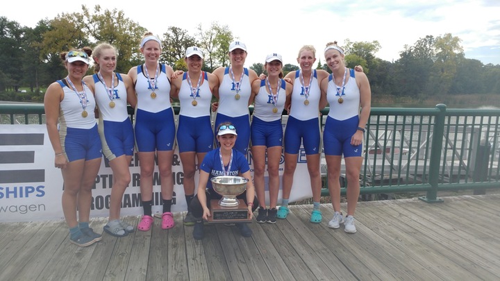 In Genesee, the women's rowing won the gold medal in two games