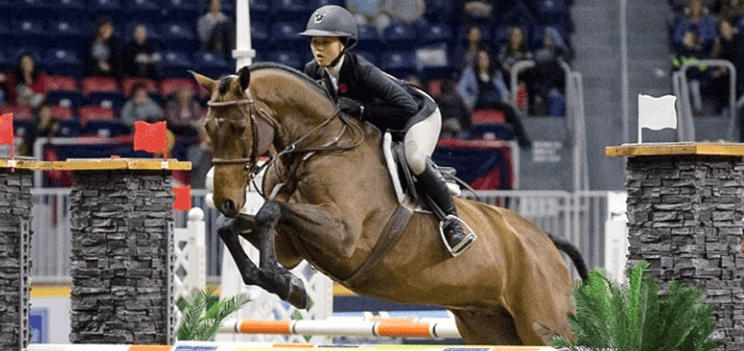 Mysterious woman won the Royal Horse Show medal