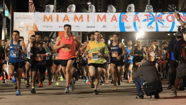 Miami's new marathon and half marathon medals