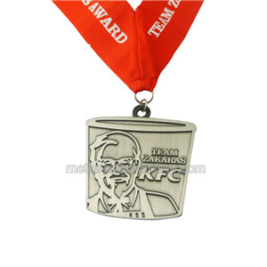 American KFC Square Shape Medal Without Color