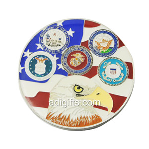 OEM/ODM custom hard enamel/imitation of the air force coins
