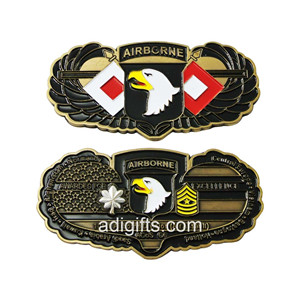 Double side eagle souvenir challenge coin