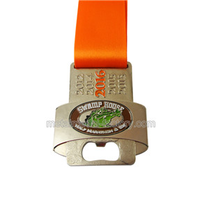 Custom Half Marathon Rrunning Medal With Bottle Opener