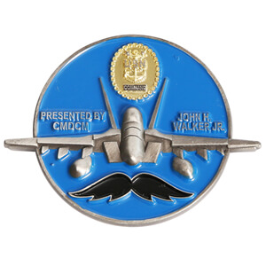 Custom metal air force challenge coins
