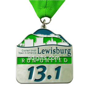 Cheap award running united sports marathon medal and trophy