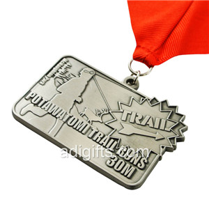 custom awards sport medals and trophies with metal logo