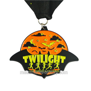 Custom Metal Soft Enamel Sports Medals And Ribbons