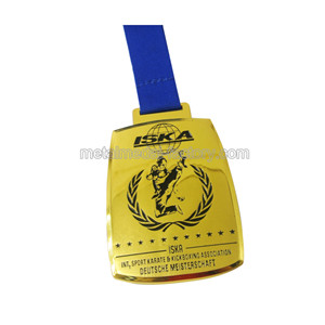 Shinny Gold Plate CustomTaekwondo Sport Medal