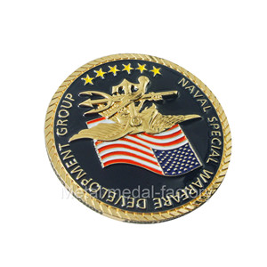 Custom Special Forces Challenge Coin With Edge