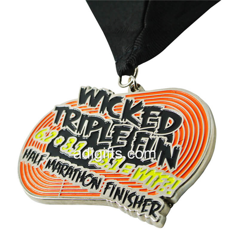  marathon triple fun medal