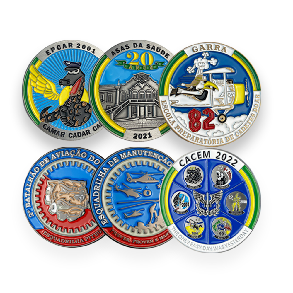 Custom Bulk Cheap Custom zinc alloy 3D Metal Souvenir metal Challenge Coin