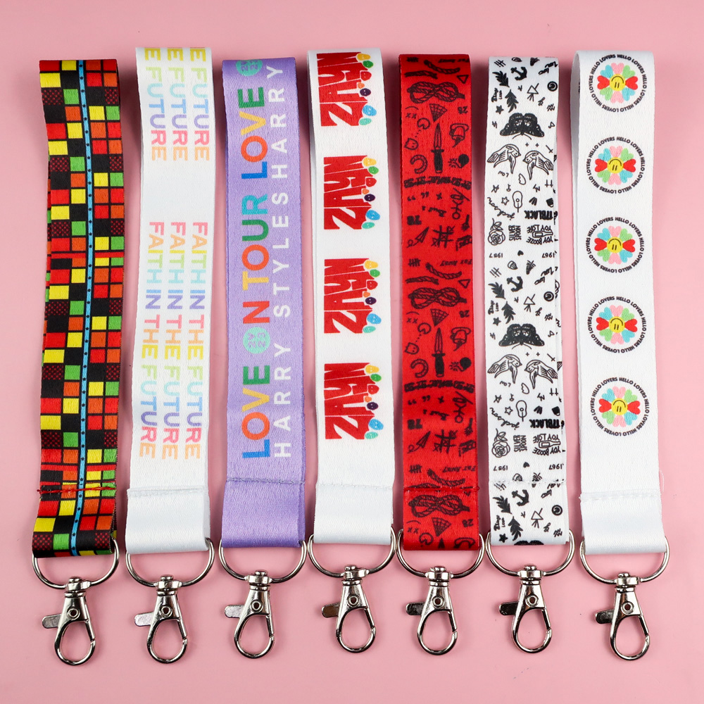 Hot sale customised china wholesale children lanyard sublimation polyester printer hanging cell phone neck lanyard