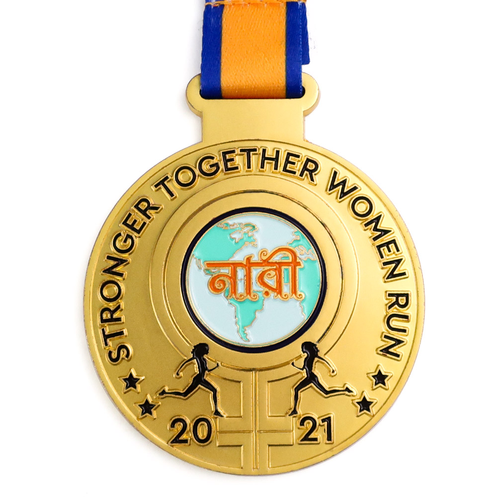 custom running race medals manufacturers design antique gold plating run medals