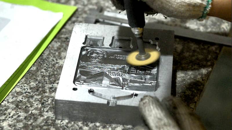 Making Mold of award medals