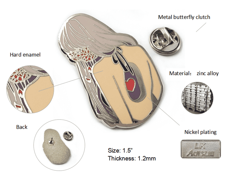 enamel pins manufacturer