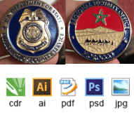 custom made coins for militar