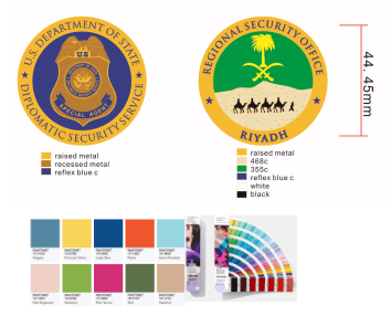 plating nickel challenge coin with epoxy