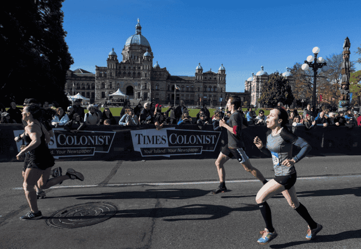 The 10k medal was adjusted by the tweak Times Colonist