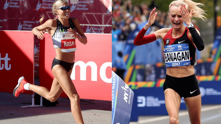 American woman's first Boston marathon medal