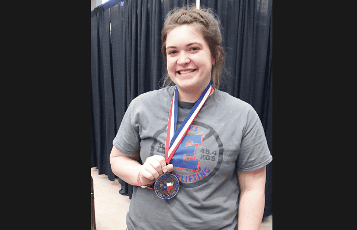 Harleigh McEnturff's Second Weightlifting Medal