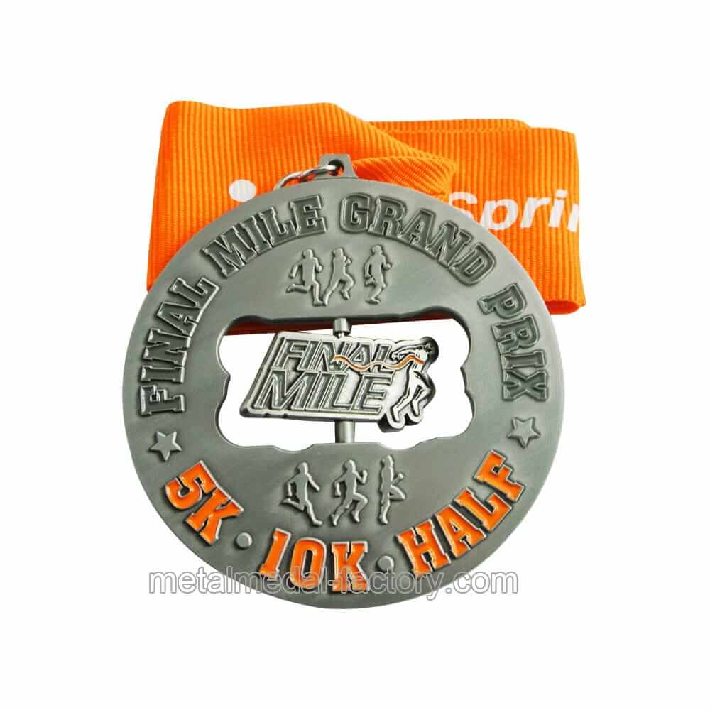 custom 5k.10k half marathon running medal