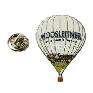 Custom hard enamel / Imitation hot air balloon shape lapel pins