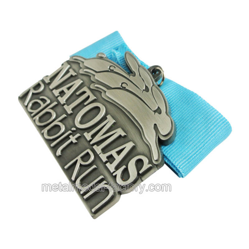 Natomas rabbit run personalized medals