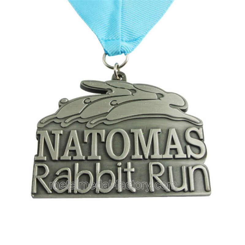 Natomas rabbit run personalized medals