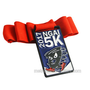 Newest custom rectangle shape award medals for 5K competition