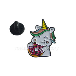 Custom metal colorful unicorn order enamel pins